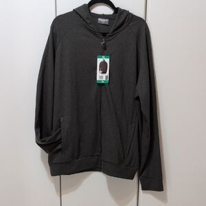 32 Degrees Men's Army Green Zip Up Sweater